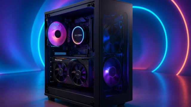 Monte seu PC: Ryzen 5 5600, RX 7600, 16GB, 512GB SSD