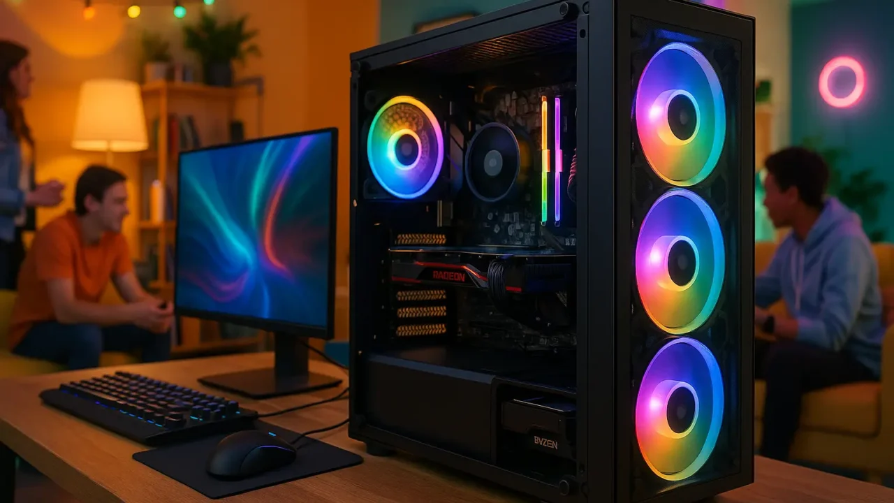 Monte seu PC: Ryzen 5 5600, RX 580, 16GB, 480GB SSD