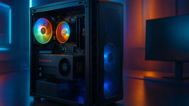 Monte seu PC: Ryzen 5 5500, RX 580, 16GB, 480GB SSD