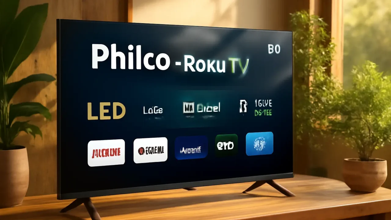 Smart TV 50” Philco Roku TV LED Dolby Audio PTV50VA4REGB - UHD, Dolby Audio, Conectividade Inteligente