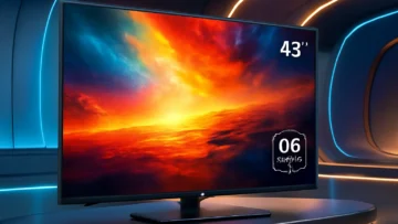 Smart TV 43" LG Full HD 43LR6700 com Processador α5 Ger6 e AI