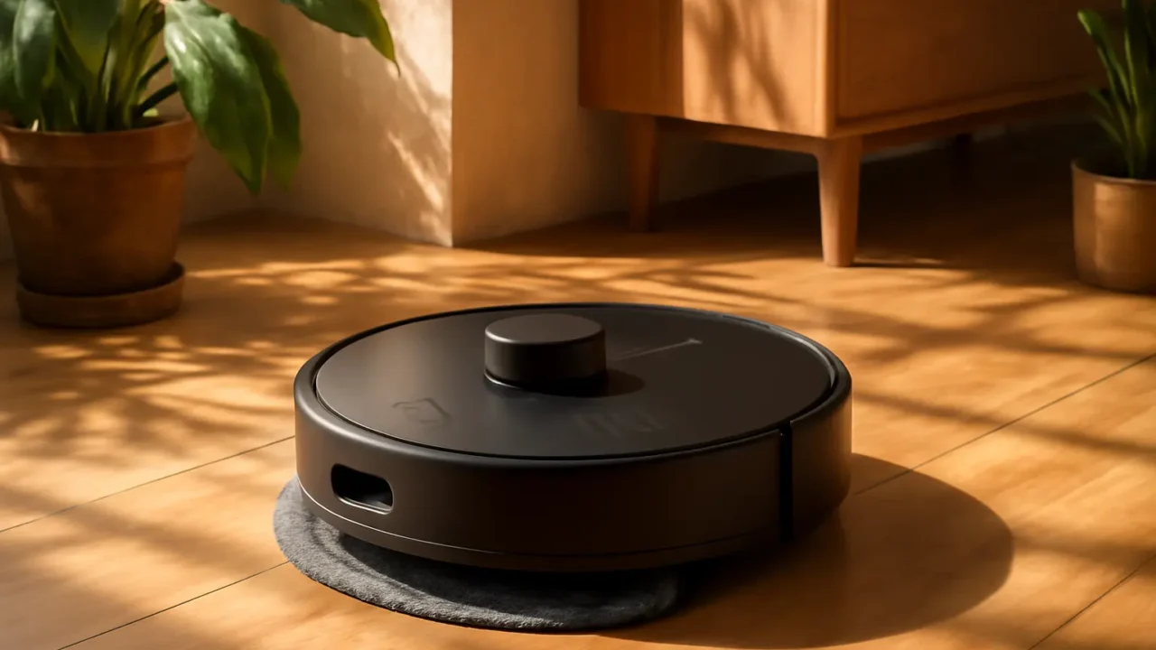 Aspirador de Pó Robo Inteligente LILIN XR500 com Navegação LIDAR, Recarga Automática e Função Esfregona