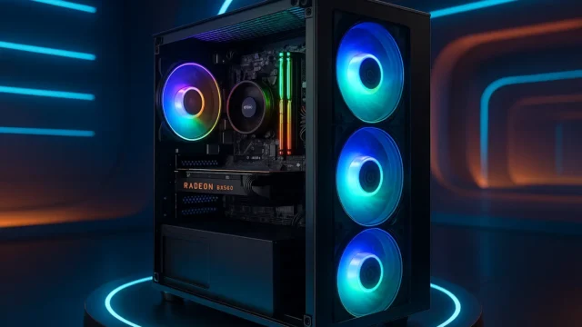 Monte seu PC: Ryzen 3 5300G, RX 580, 16GB, 480GB SSD