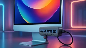 Hub USB C para iMac 24 Polegadas – Conectividade de Alta Velocidade e Armazenamento Expansível