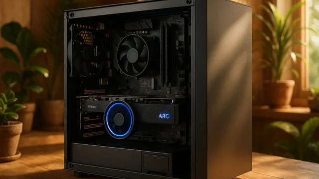 Monte seu PC: Ryzen 5 5600, ARC B570, 16GB, 480GB SSD