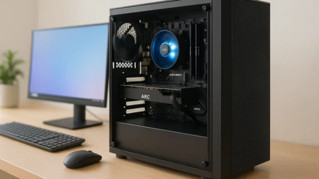 Monte seu PC: Ryzen 5 5500, ARC B580, 16GB, 480GB SSD