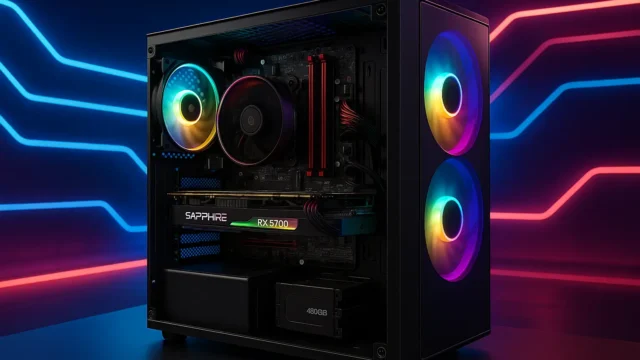 Monte seu PC: Ryzen 5 5500, RX 5700 XT, 16GB, 480GB SSD