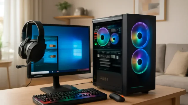 Computador Gamer Completo Intel Core i7, 16GB SSD 512GB, Kit Gamer com Headset, Monitor 20" Windows 10