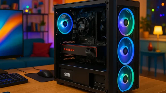 Monte seu PC: Ryzen 5 5600, RX 5700 XT, 16GB, 480GB SSD