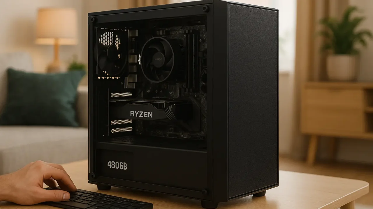 Monte seu PC: Ryzen 7 5700G, 16GB, 480GB SSD