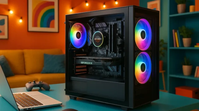 Monte seu PC: Ryzen 5 7600X, RTX 3050, 16GB, 480GB SSD