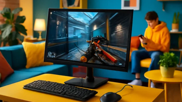 Monitor LG 21.5 Gamer Full HD, 75Hz, 5ms, HDMI, FreeSync