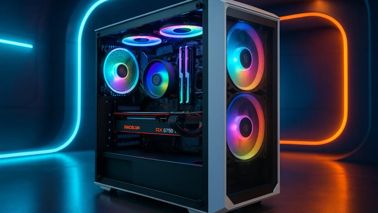 Monte seu PC: Ryzen 5 5600X, RX 6750 XT, 16GB, 480GB SSD