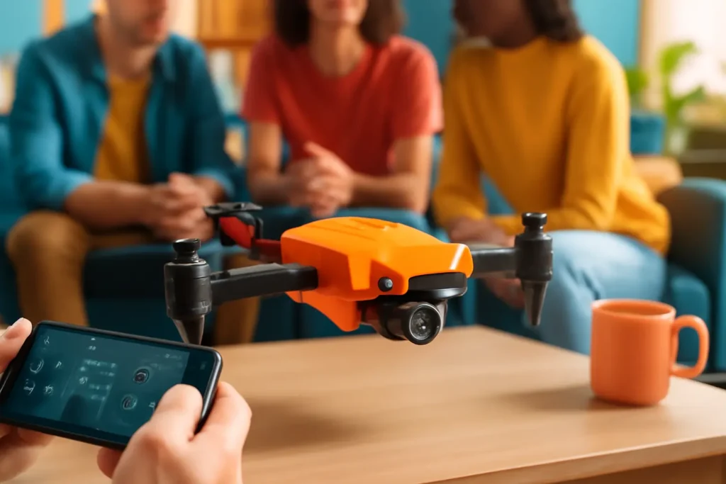 Mini Drone com Câmera HD 1080p: Controle de Gravidade, Selfie e Mais