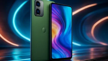 Smartphone Motorola Moto G54 5G - 256GB 16GB (8GB RAM+8GB Ram Boost) AI Camera 50MP Tela FHD 5000 mAh NFC Verde - Vegan Leather