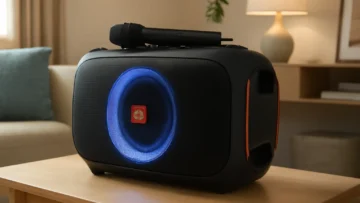 Caixa de Som Bluetooth JBL PartyBox On-the-Go Essential - Potência e Som Imersivo para Festas