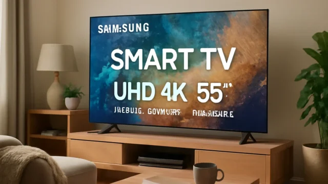 Samsung Smart TV 55" UHD 4K 55DU7700 - Processador Crystal 4K, Gaming Hub