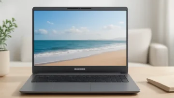 Notebook Positivo Vision C15 Intel® Celeron® N4020 Linux 8GB RAM 256GB eMMC Lumina Bar 15.6” HD - Cinza