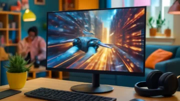 LG 24MK600M-B 24" Full HD IPS Display com Design Sem Fronteiras e Radeon FreeSync