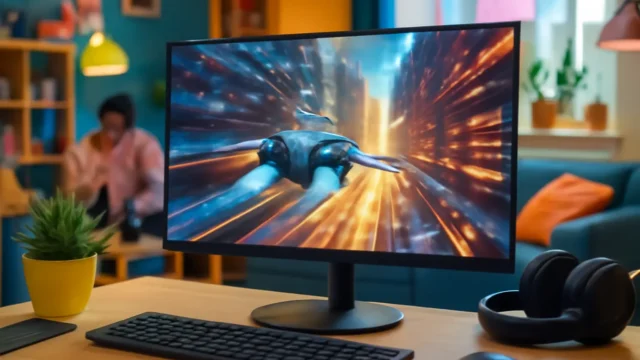 LG 24MK600M-B 24" Full HD IPS Display com Design Sem Fronteiras e Radeon FreeSync