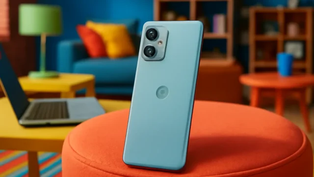 Smartphone Moto G84 5G 16GB RAM Boost 256GB Azul - Couro Vegano*: Desempenho e Design Premium