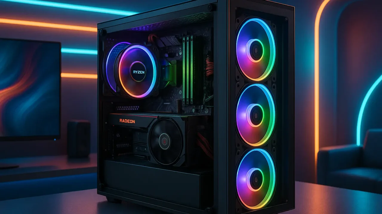Monte seu PC: Ryzen 7 5700, RX 6600, 16GB, 480GB SSD