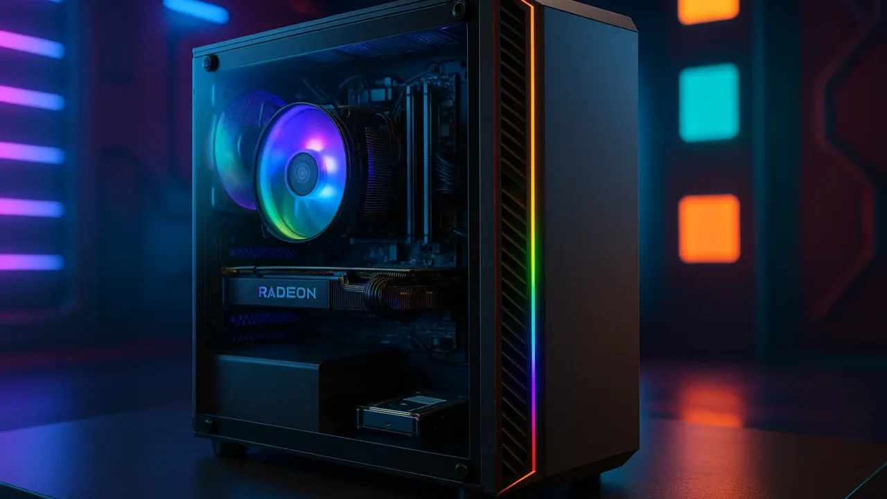 Monte seu PC: Ryzen 5 5500, RX 580, 16GB, 480GB SSD