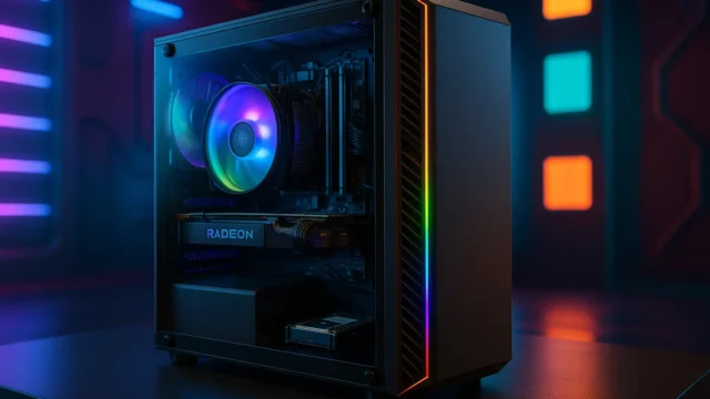 Monte seu PC: Ryzen 5 5500, RX 580, 16GB, 480GB SSD