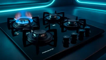 Cooktop 4 bocas Brastemp com Duplachama e Timer Touch - BDT62AE BIVOLT