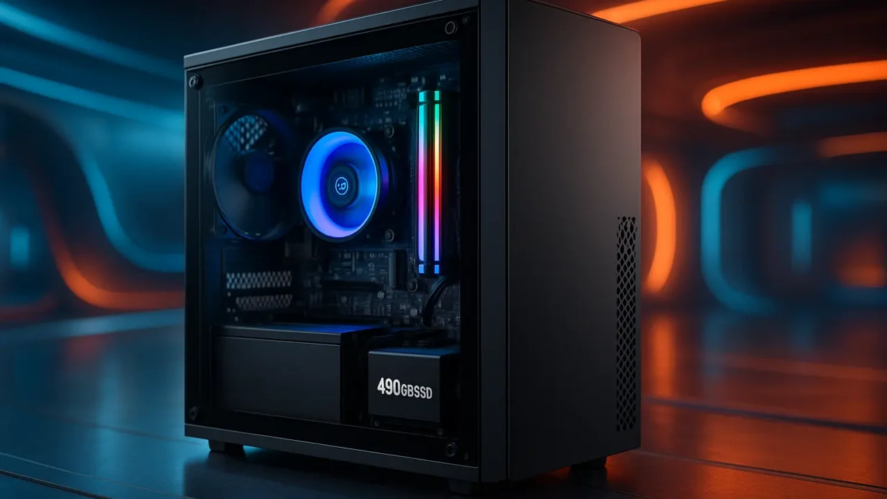 Monte seu PC: i3-8100T, UHD 630, 16GB, 480GB SSD