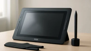 VEIKK Mesa Digitalizadora VK1200V2 de 11,6 polegadas com Caneta e Luva de Arte