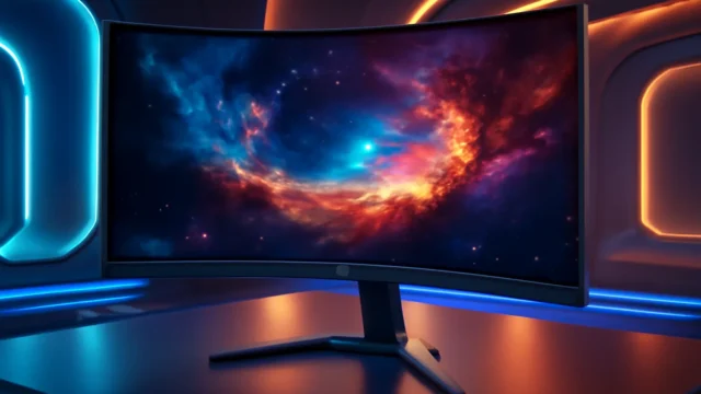 MSI Monitor de negócios PRO MP341CQ 86.4 cm UltraWide – WUQHD, Curvado, HDR e Conectividade Avançada