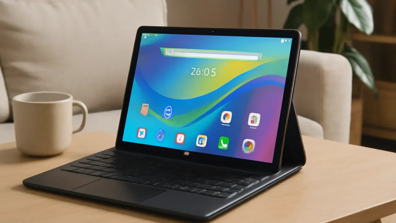 PRITOM Tablet Touch 10 Plus 10,1" Android 14 Octa-Core 64GB com Teclado