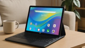 PRITOM Tablet Touch 10 Plus 10,1" Android 14 Octa-Core 64GB com Teclado