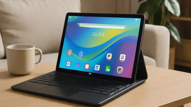 PRITOM Tablet Touch 10 Plus 10,1" Android 14 Octa-Core 64GB com Teclado
