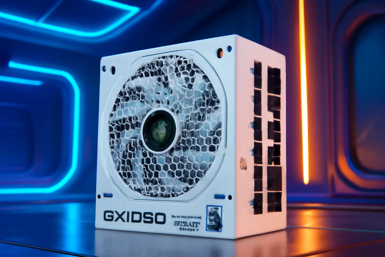 Fonte Modular Gamemax GX1050 Branca Pro 1050W 80 Plus Platinum