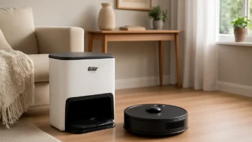 WAP Robô Aspirador de Pó ROBOT W4000 - Estação Autolimpante, Mapeamento LDS 360°, Passa Pano com MOP Giratório 220V