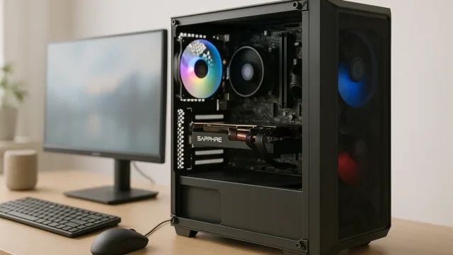 Monte seu PC: Ryzen 7 5700, RX 580, 16GB, 480GB SSD