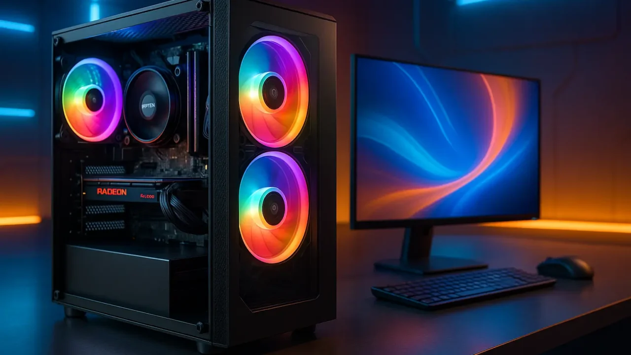 Monte seu PC: Ryzen 5 5600, RX 580, 16GB, 480GB SSD
