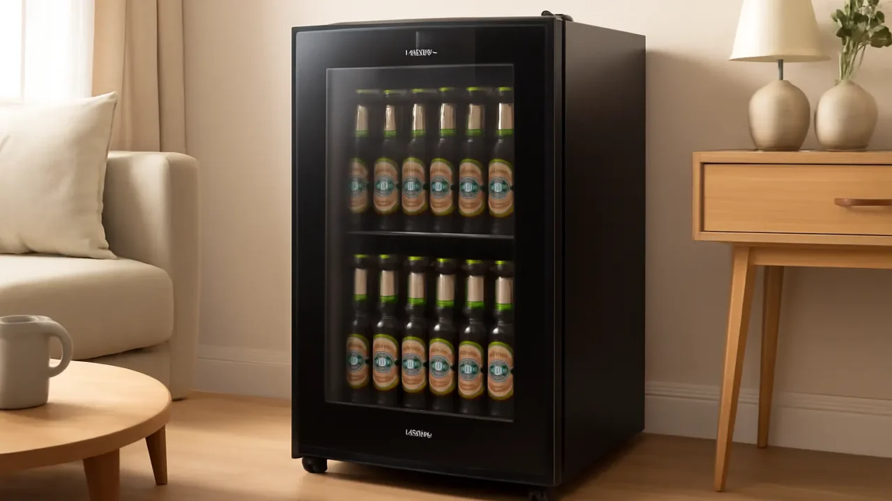 Cervejeira EOS Bierhaus 100 Litros Black Glass Frost Free ECE120 110V