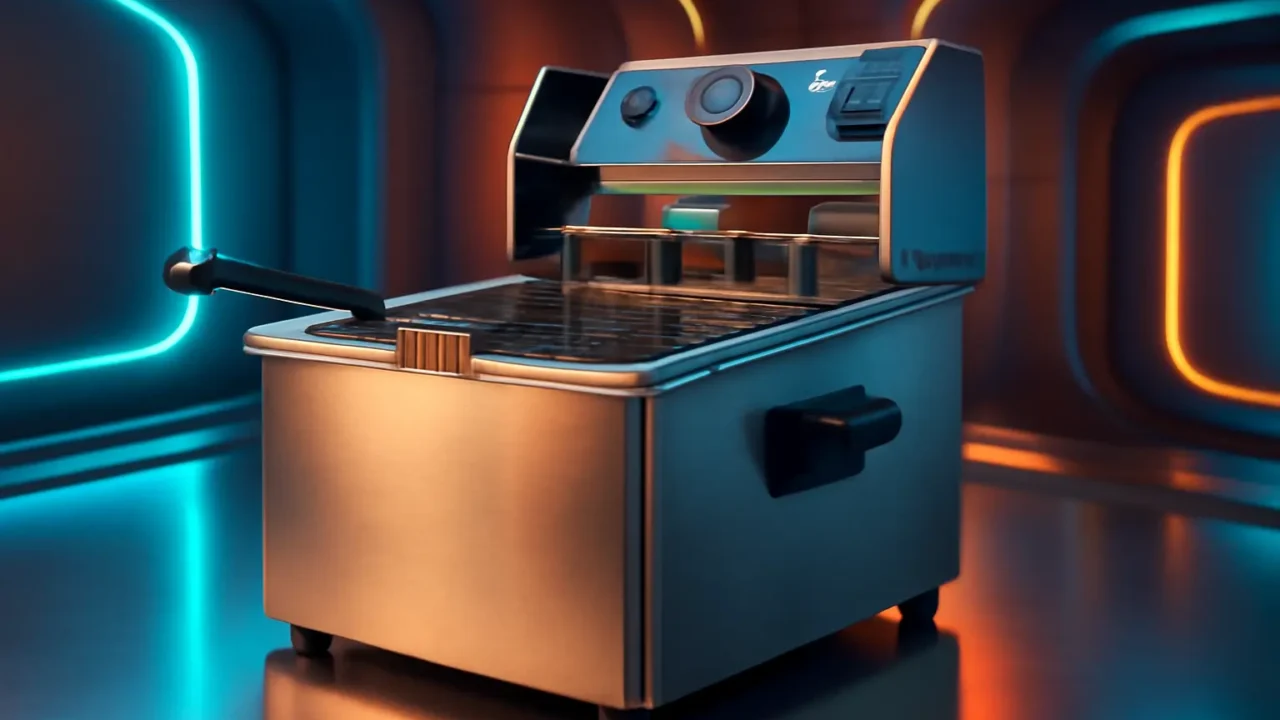 Fritadeira Industrial Elétrica 5L Premium 220V Loja Nacional - Alta Potência e Eficiência para Cozinhas Comerciais