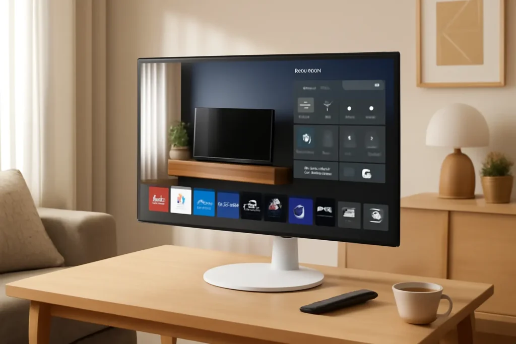 Monitor LG MyView Smart - Tela IPS 27", WebOS, ThinQ Home, Air Play, Screen Share, Bluetooth