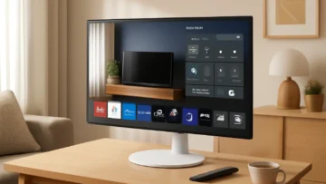 Monitor LG MyView Smart - Tela IPS 27", WebOS, ThinQ Home, Air Play, Screen Share, Bluetooth
