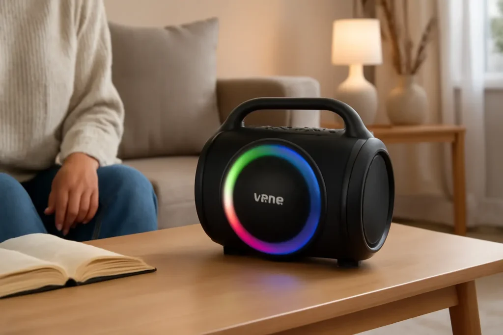 AIWA Caixa de Som Boombox BBS01 200W RMS Bluetooth 5.3