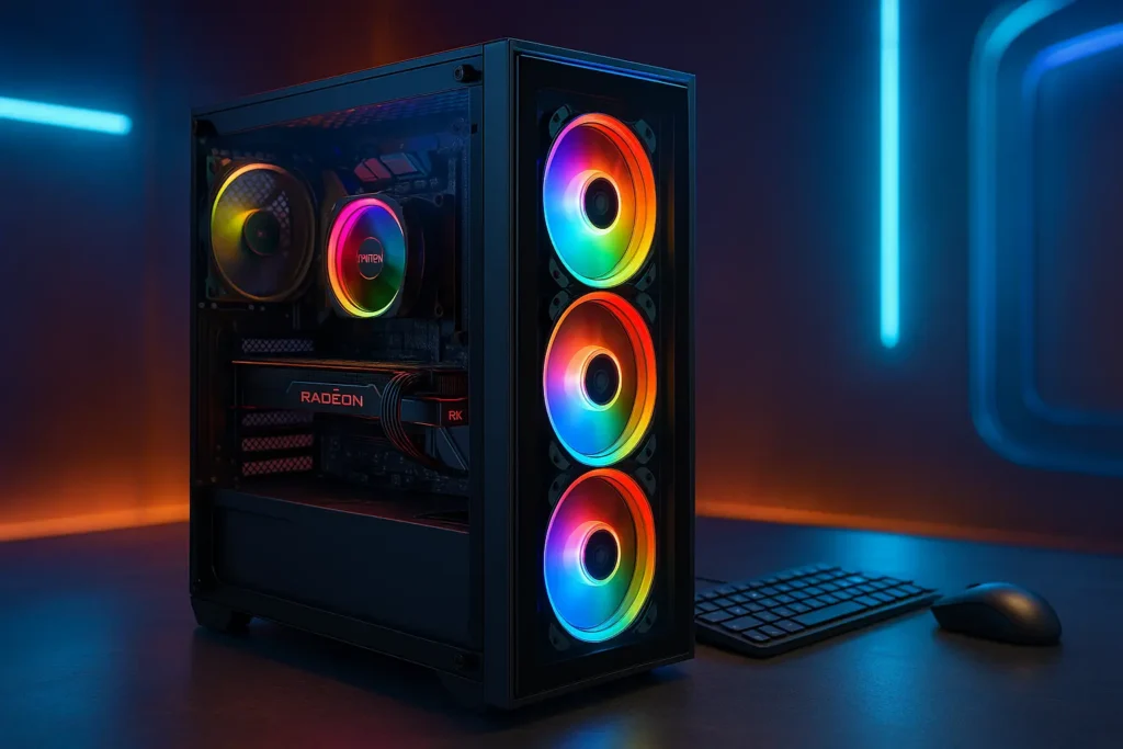 Monte seu PC: Ryzen 5 5600, RX 7600, 16GB, 512GB SSD