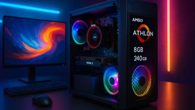 Monte seu PC: Athlon 3000G, Vega 3, 8GB, 240GB SSD