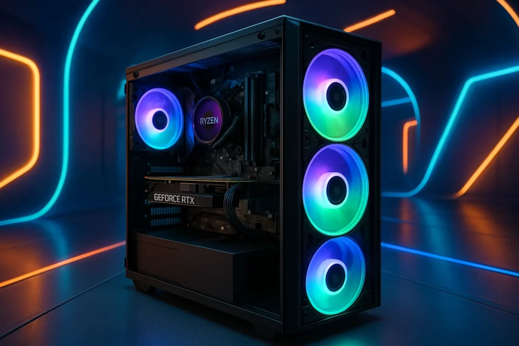 Monte seu PC: Ryzen 5 8400F, RTX 4060, 16GB, 480GB SSD