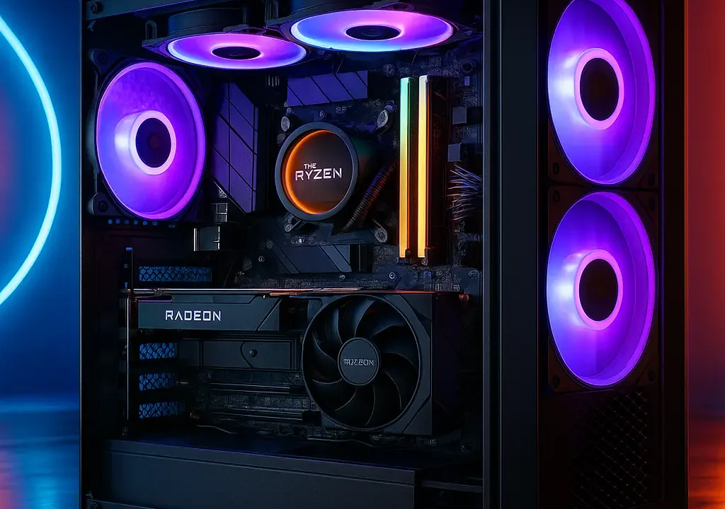 Monte seu PC: Ryzen 5 8400F, RX 7600, 16GB, 1TB SSD
