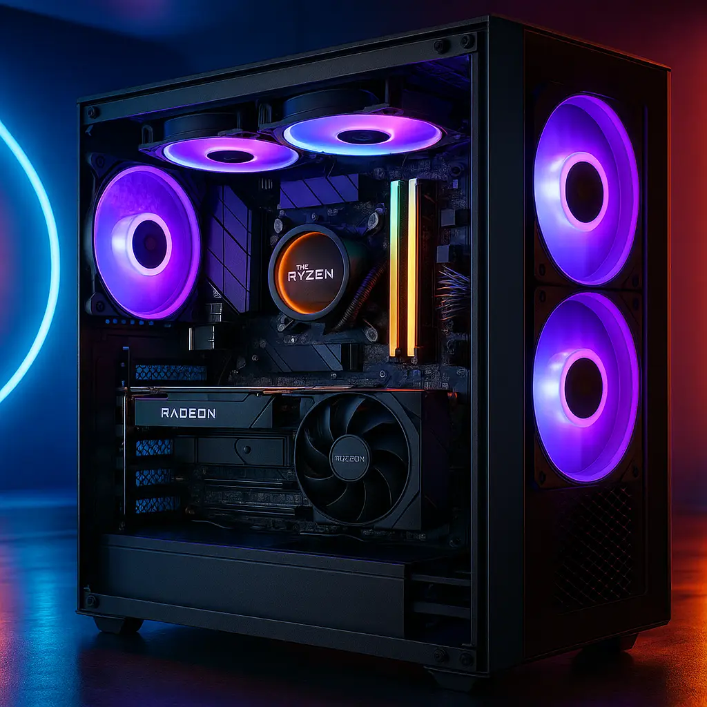 Monte seu PC: Ryzen 5 8400F, RX 7600, 16GB, 1TB SSD