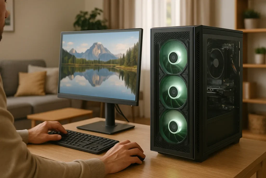 Monte seu PC: i5-4570, GTX 1660 Super, 16GB, 1.2TB